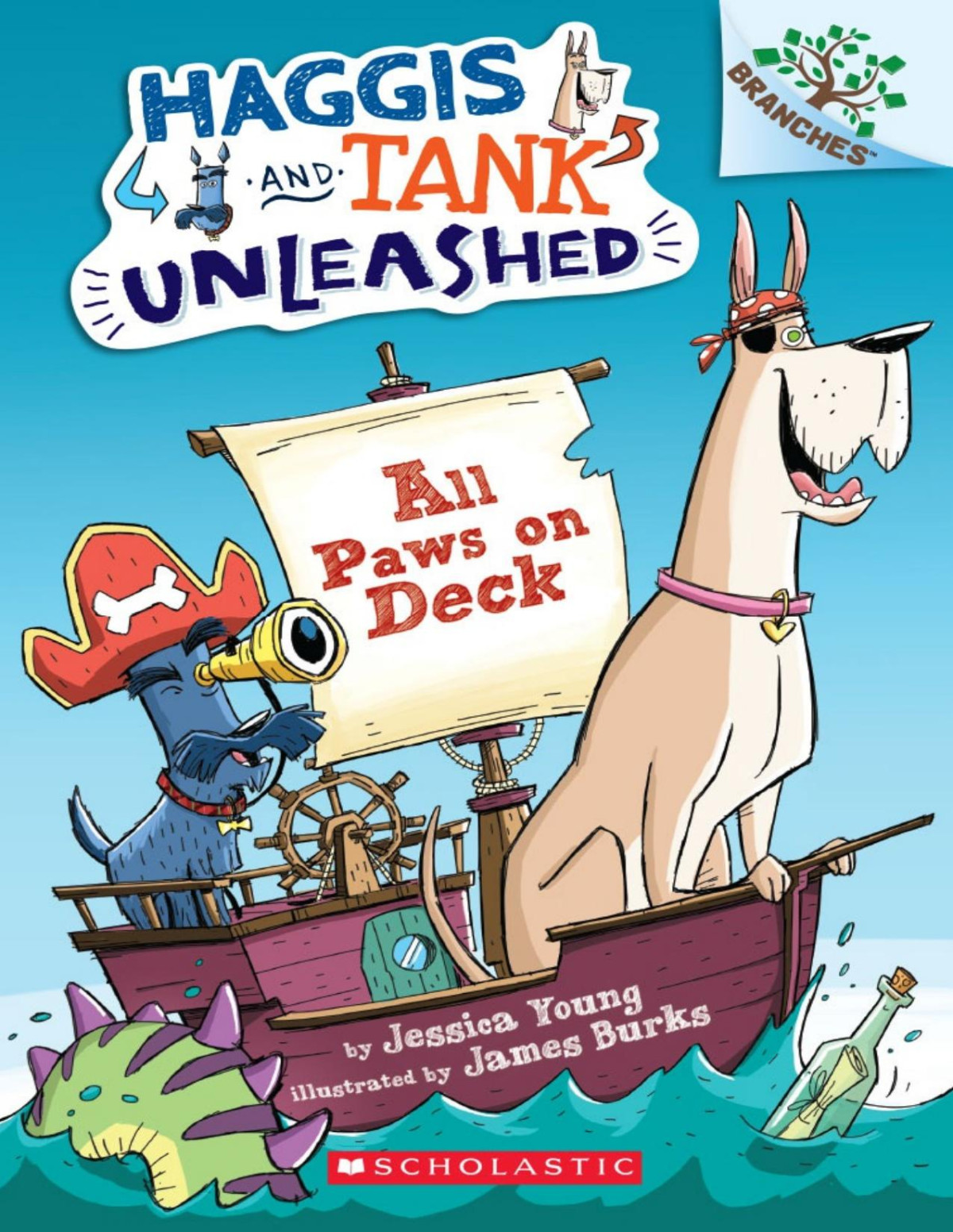 All Paws On Deck A Branches Book Haggis And Tank Unleashed 1 Jessica Young