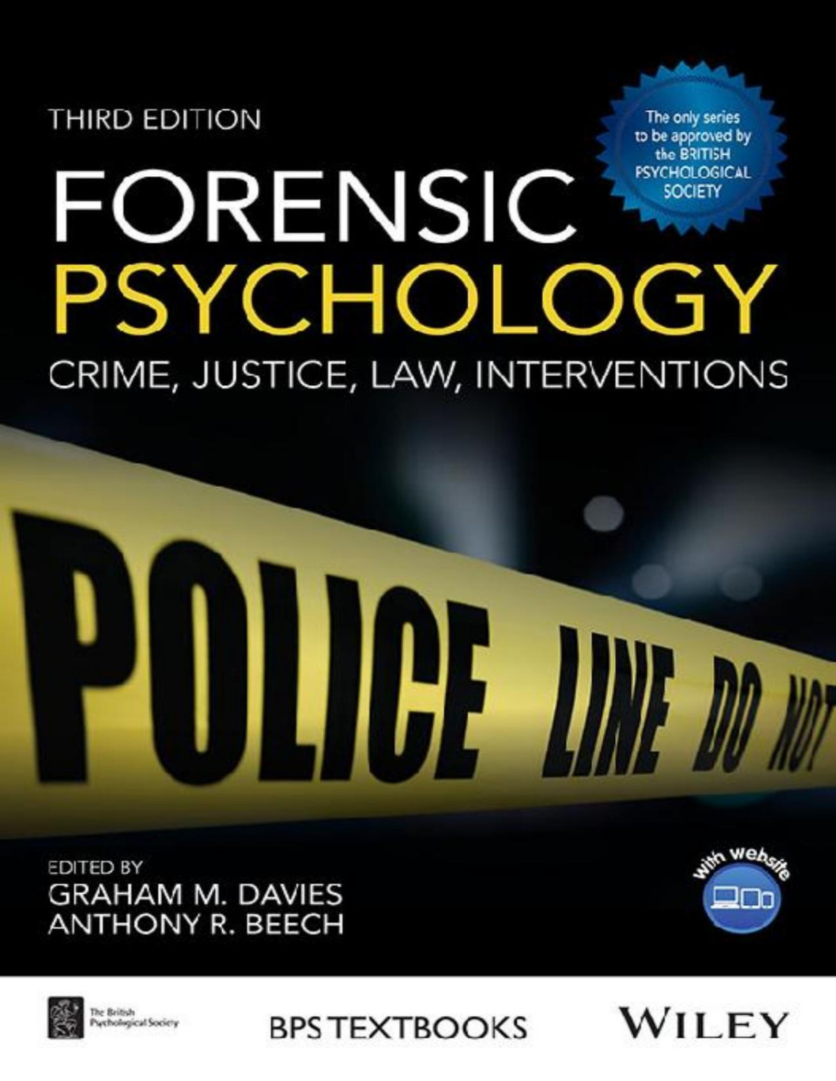 Forensic Psychology Crime Justice Law Interventions 3rd Edition Graham M Davies Anthony R Beech