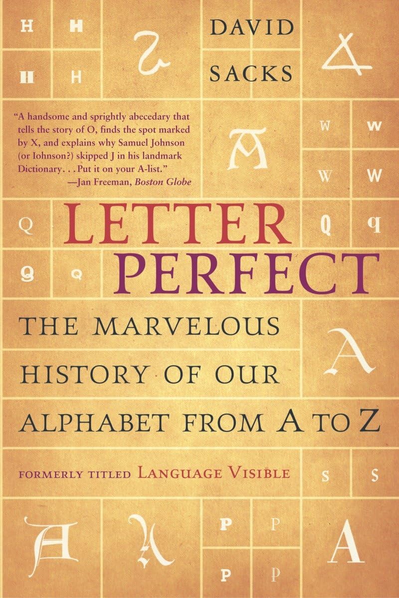 Letter Perfect The Marvelous History Of Our Alphabet From A To Z David Sacks