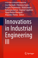 Innovations In Industrial Engineering Iii Jose Machado Filomena Soares