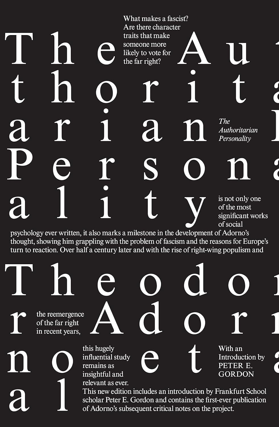 The Authoritarian Personality Theodor Adorno