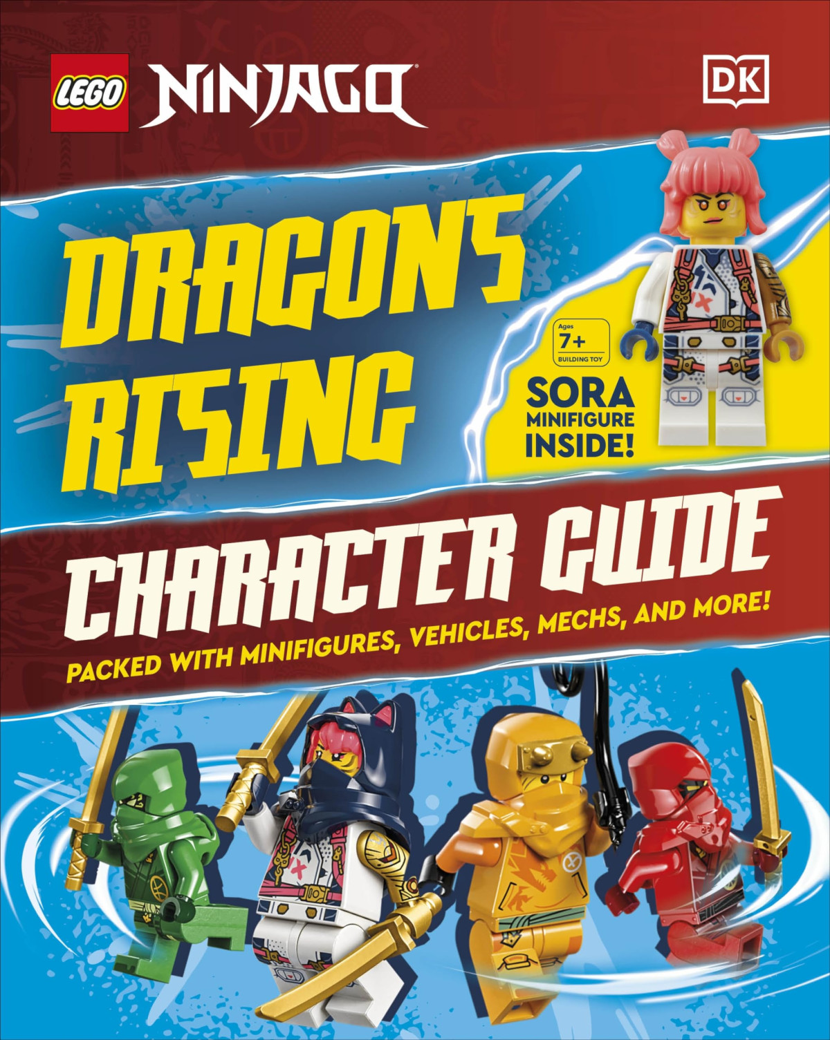 Lego Ninjago Dragons Rising Character Guide With Lego Sora Minifigure Dk Lego Ninjaga Shari Last