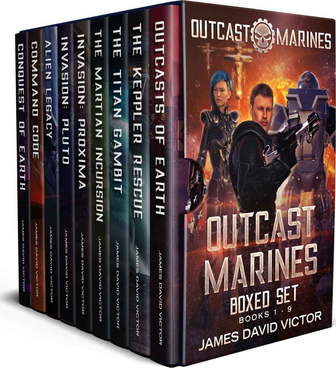 Outcast Marines Boxed Set Books 19 James David Victor