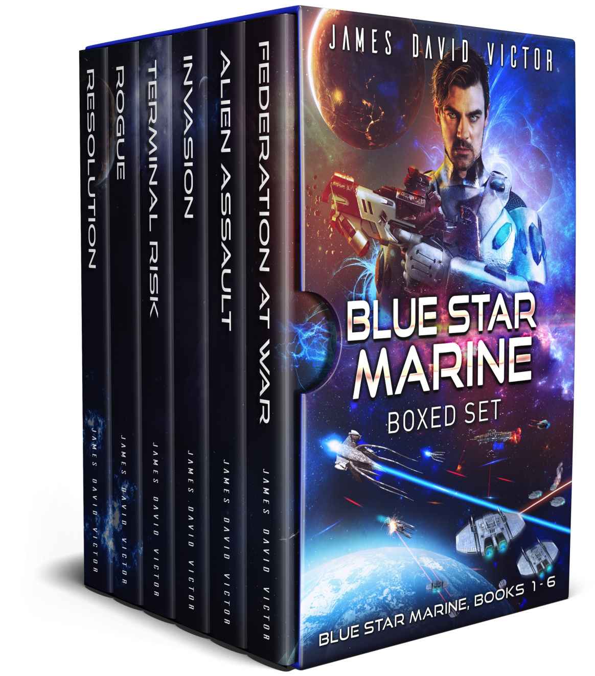 Blue Star Marines Boxed Set Books 16 James David Victor