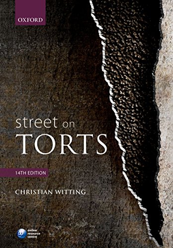 Street On Torts 14th Edition Christian Witting