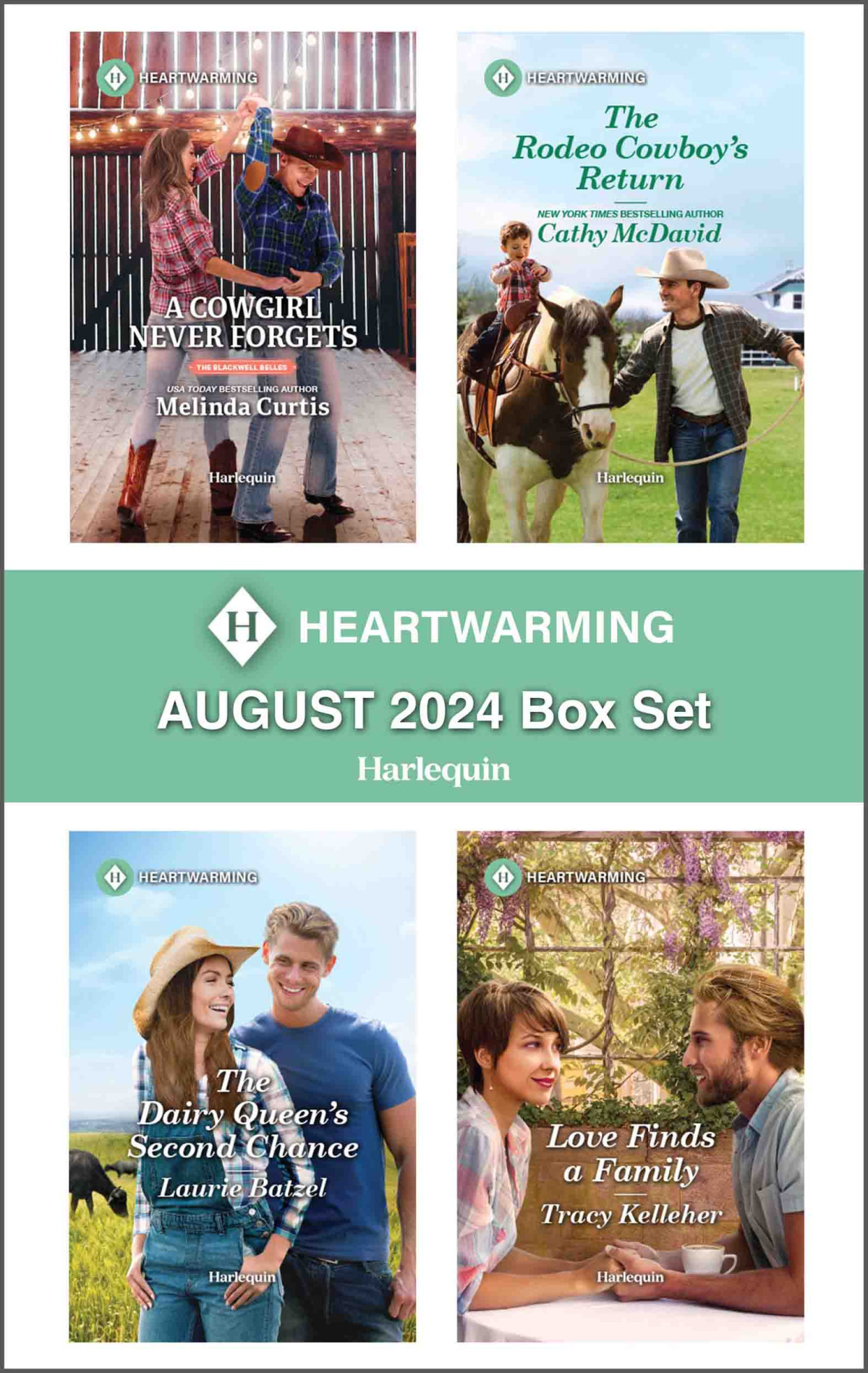 Harlequin Heartwarming August 2024 Box Set Melinda Curtis Cathy Mcdavid