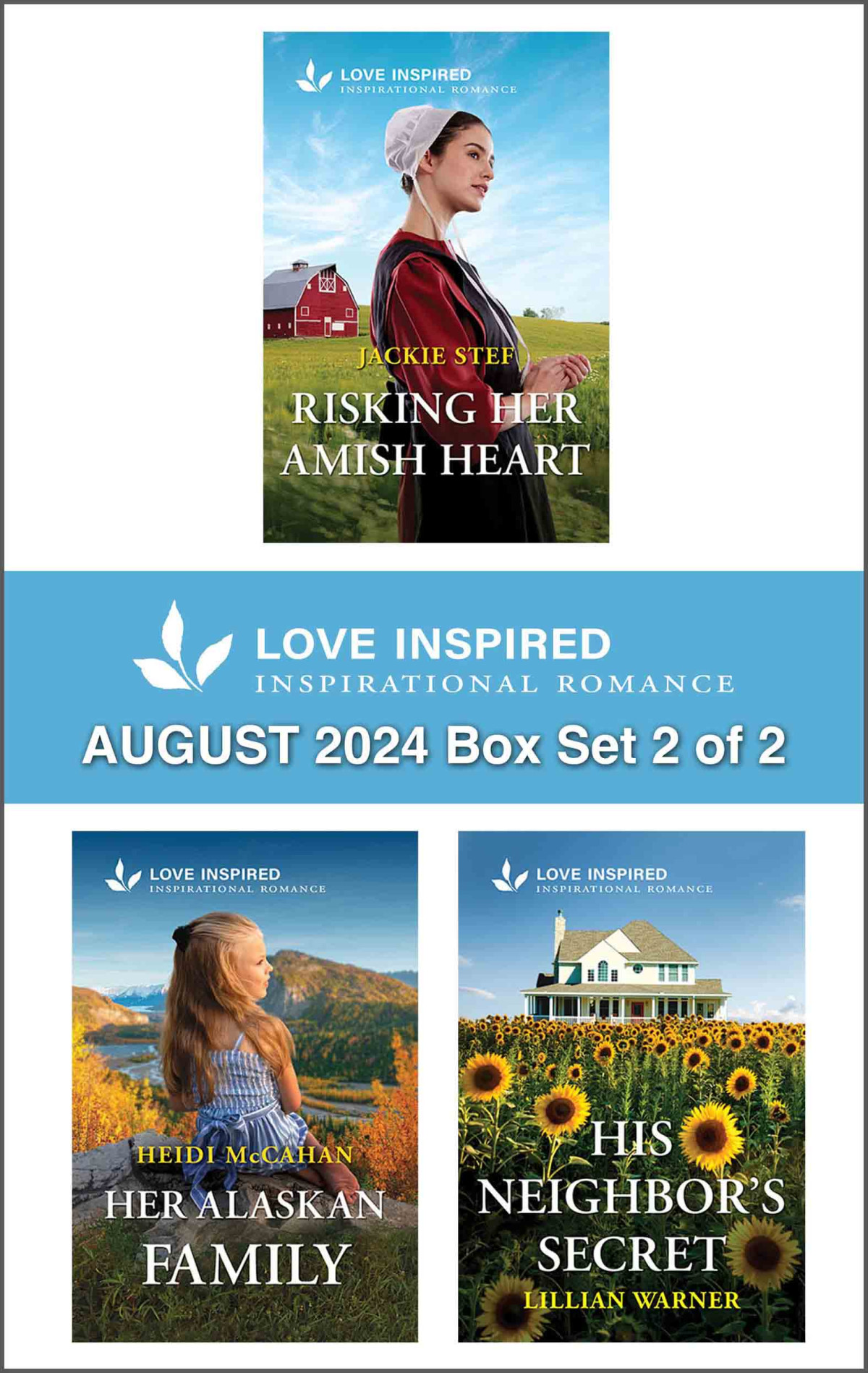 Love Inspired August 2024 Box Set 2 Of 2 Jackie Stef Heidi Mccahan And Lillian Warner