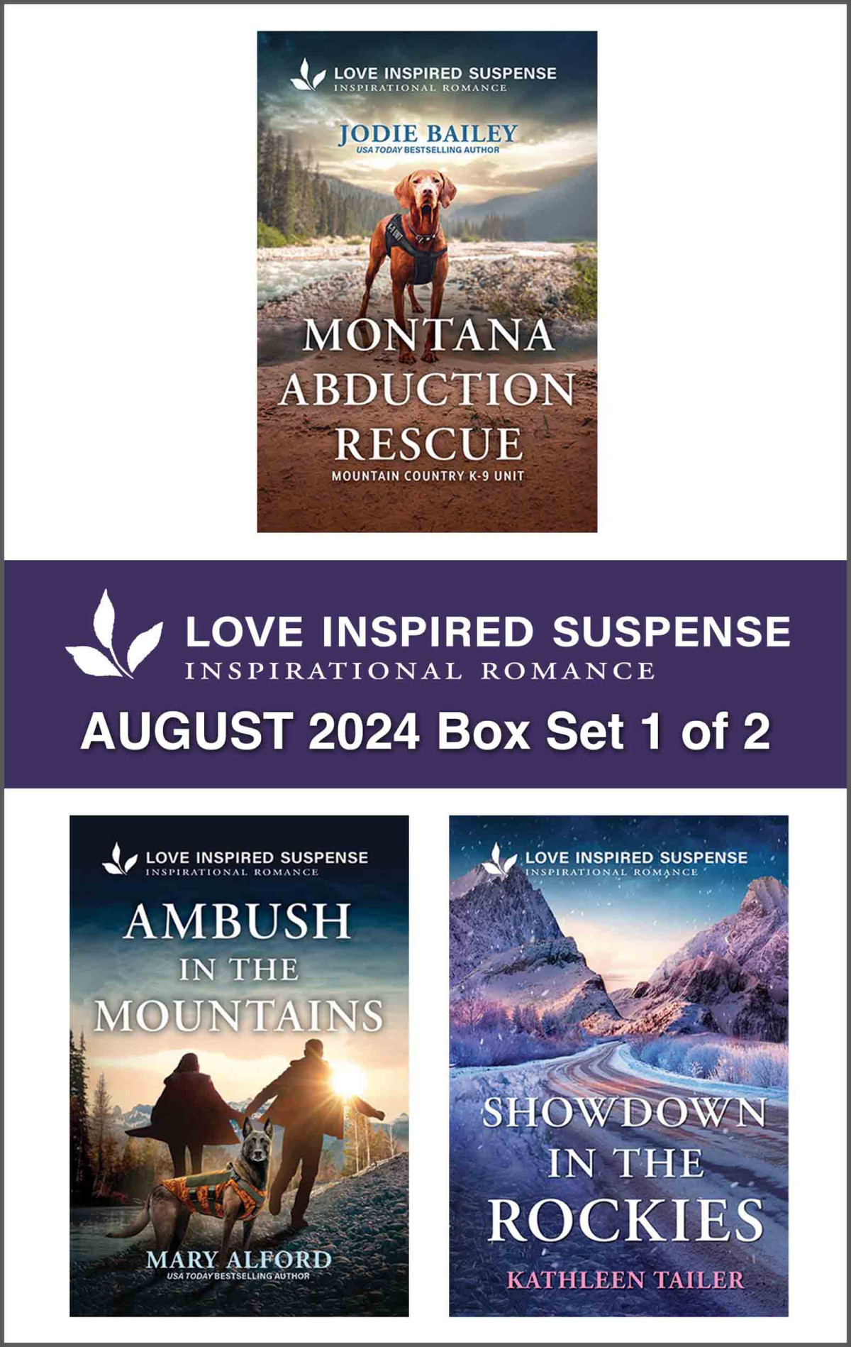 Love Inspired Suspense August 2024 Box Set 1 Of 2 Jodie Bailey