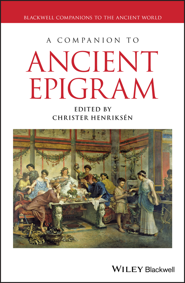 A Companion To Ancient Epigram Henriksn Christer