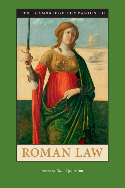 The Cambridge Companion To Roman Law David Johnston