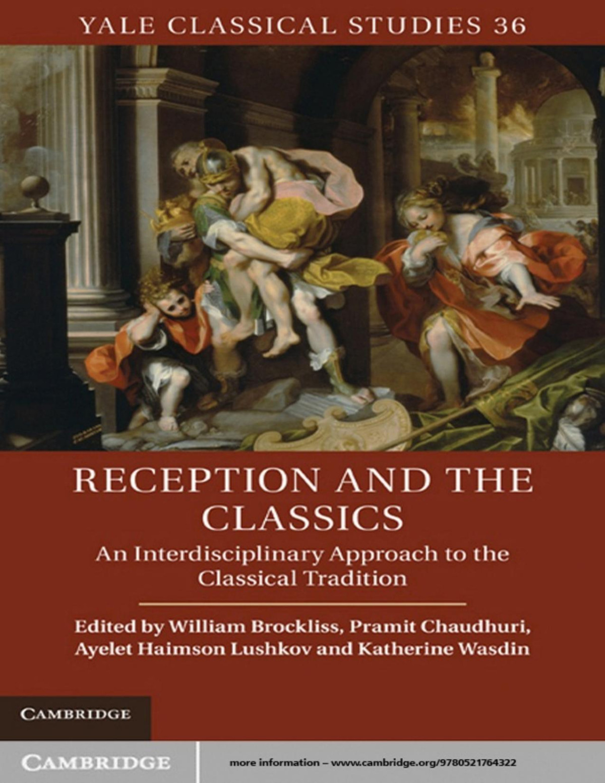 Reception And The Classics William Brockliss Pramit Chaudhuri