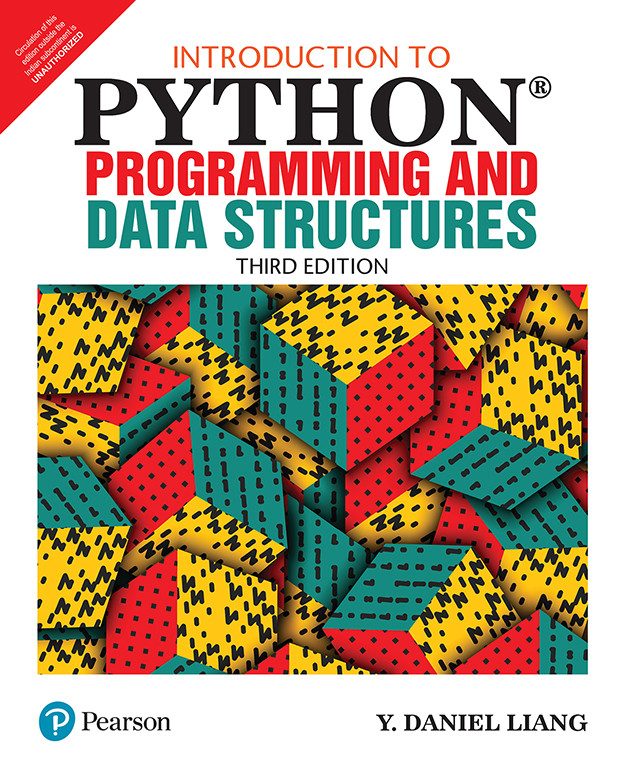 Introduction To Python Programming And Data Structures 3rd Edition By Pearson Y Daniel Liang
