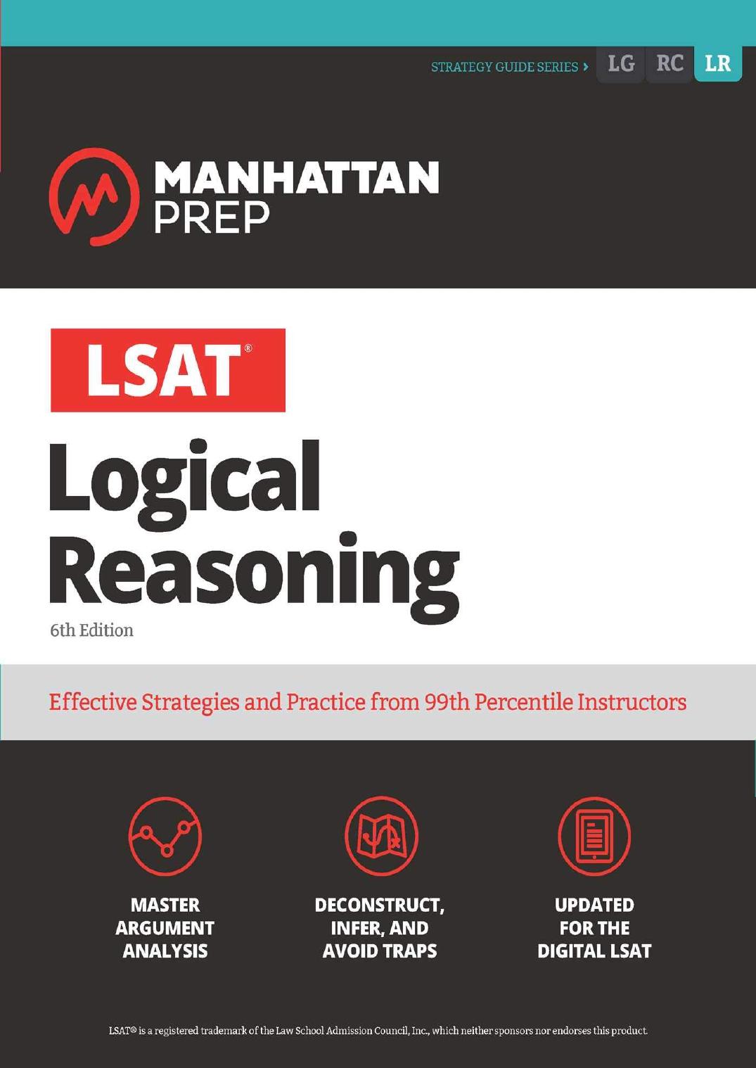 Lsat Logical Reasoning Strategy Guide 6th Edition Manhattan Prep