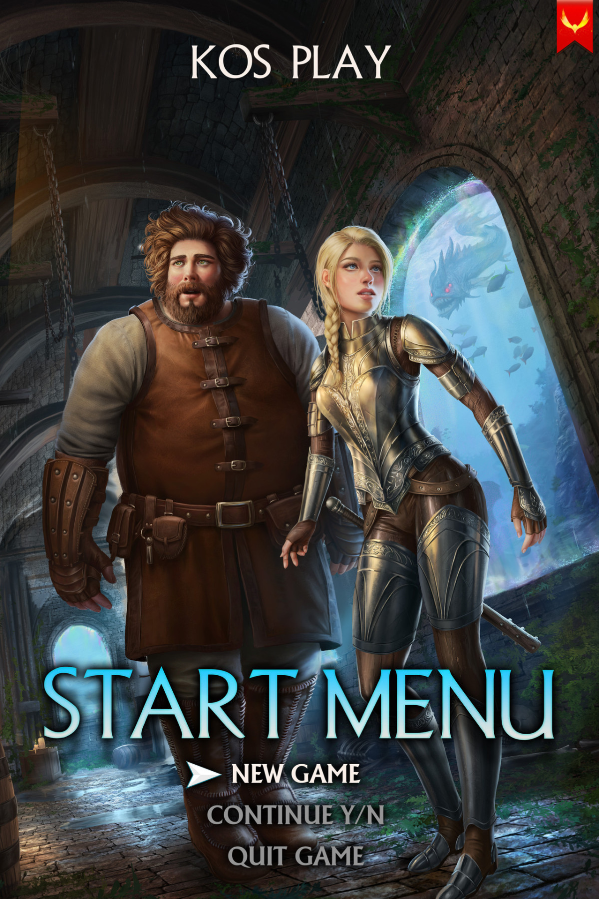 Start Menu New Game A Litrpg Adventure Kos Play
