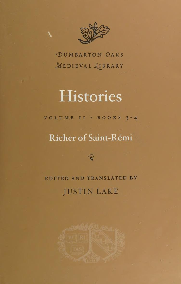 Histories Richer Of Saintremy Active 10th Century