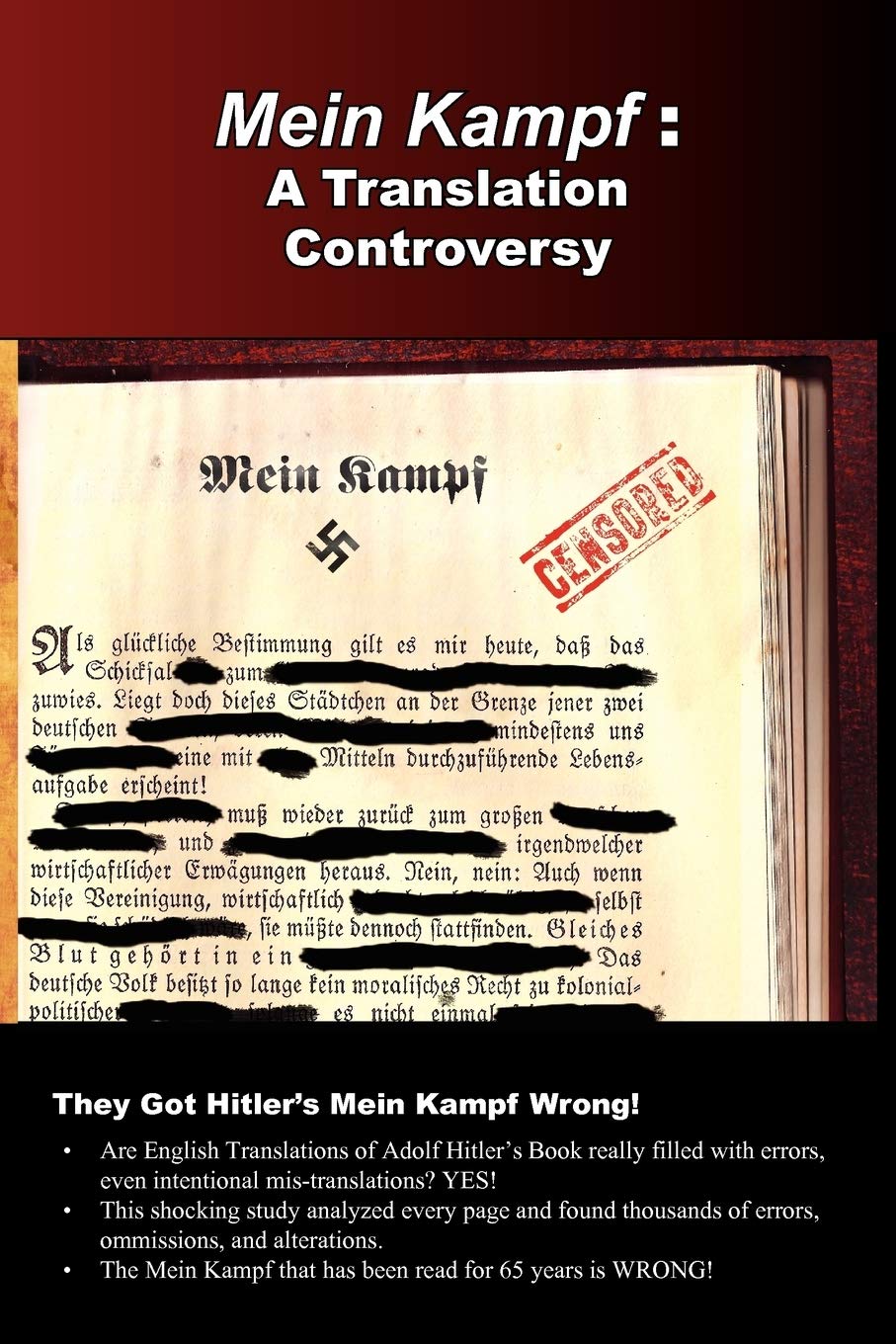 Mein Kampf A Translation Controversy Michael Ford