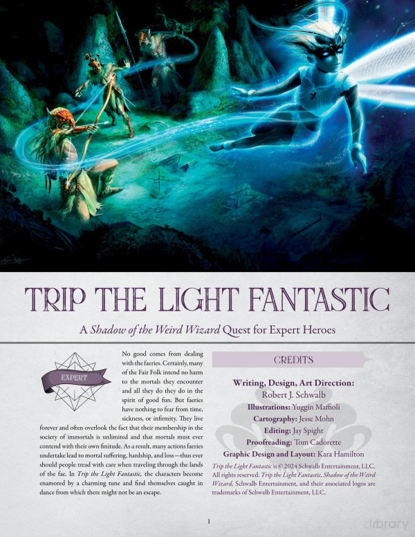 Trip The Light Fantastic Robert J Schwalb