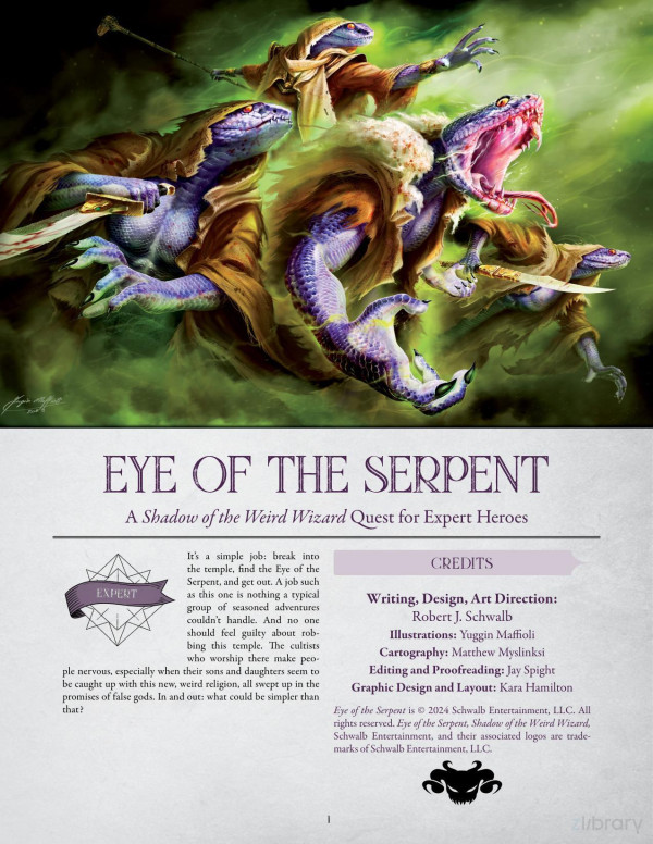 Eyes Of The Serpent Robert J Schwalb