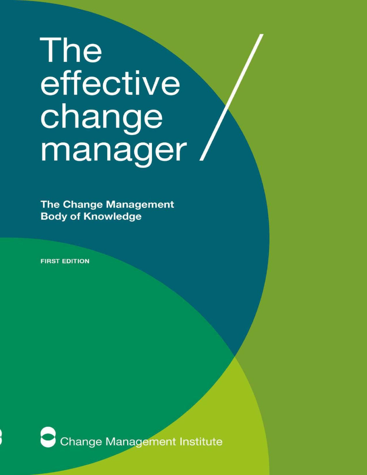 The Effective Change Manager The Change Management Institute