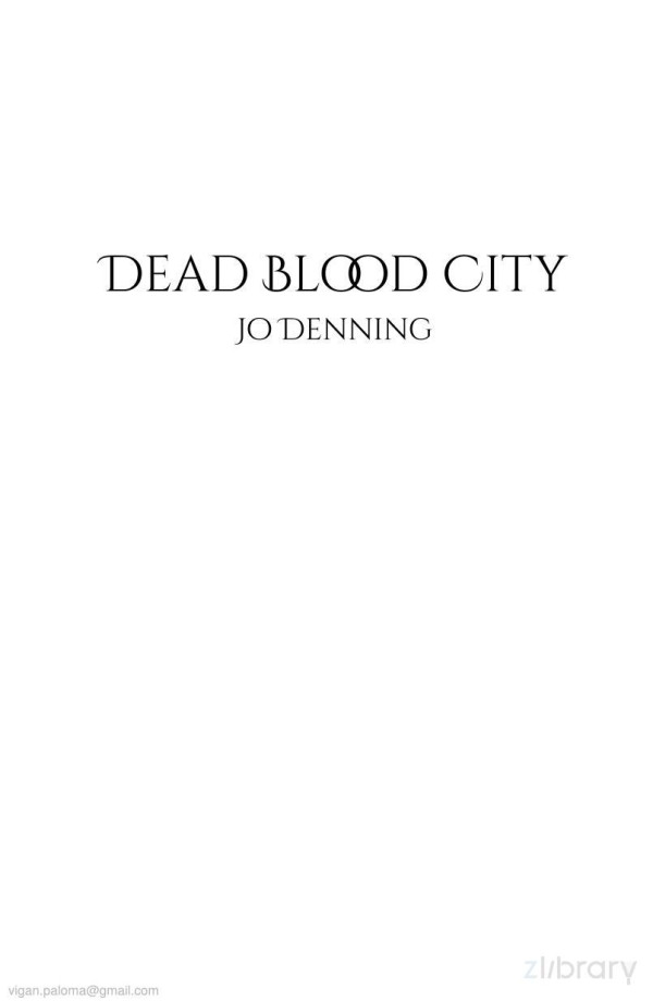 Dead Blood City Jo Denning