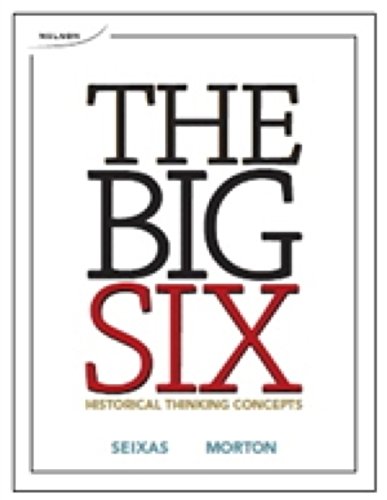 The Big Six Historical Thinking Concepts Dr Peter Seixas Tom Morton