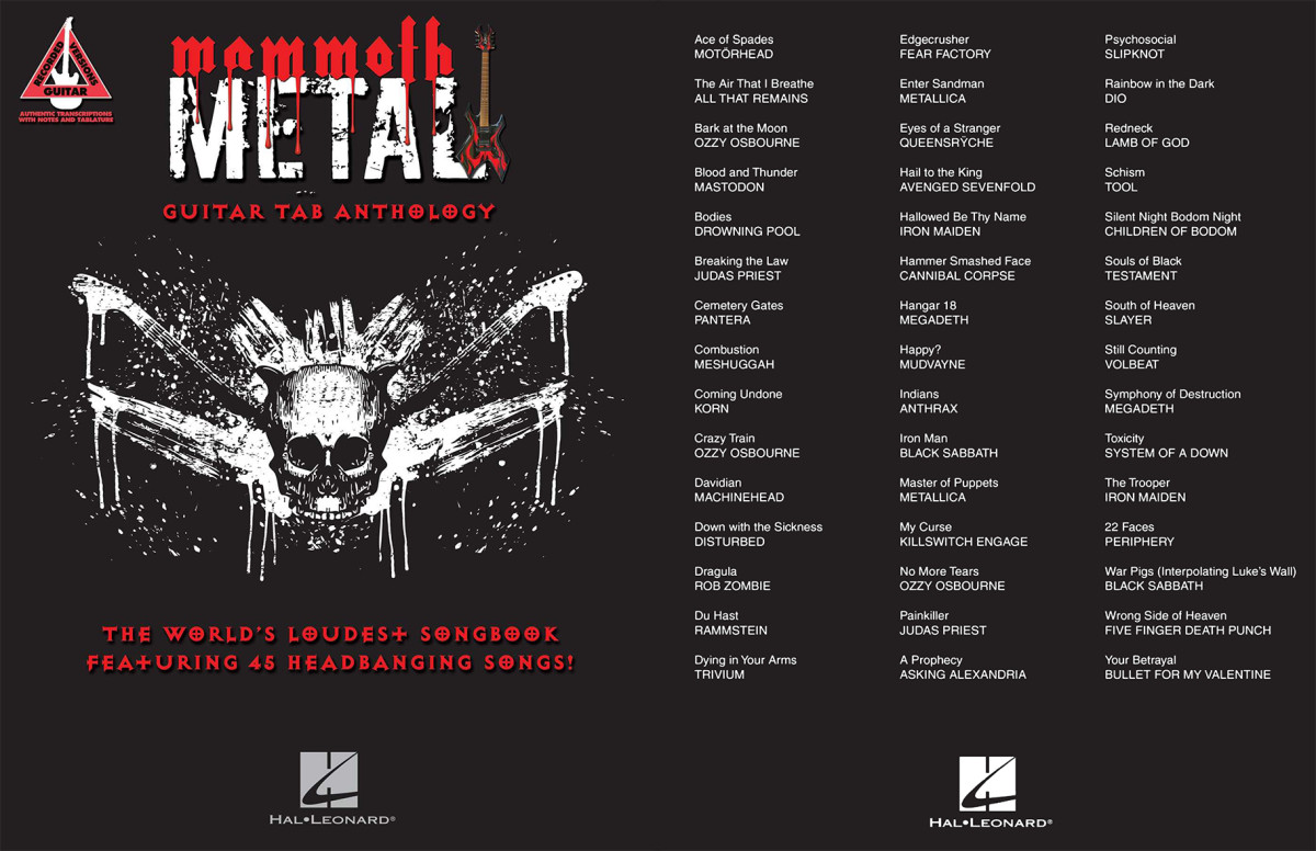 Mammoth Metal Guitar Tab Anthology Hal Leonard Corp
