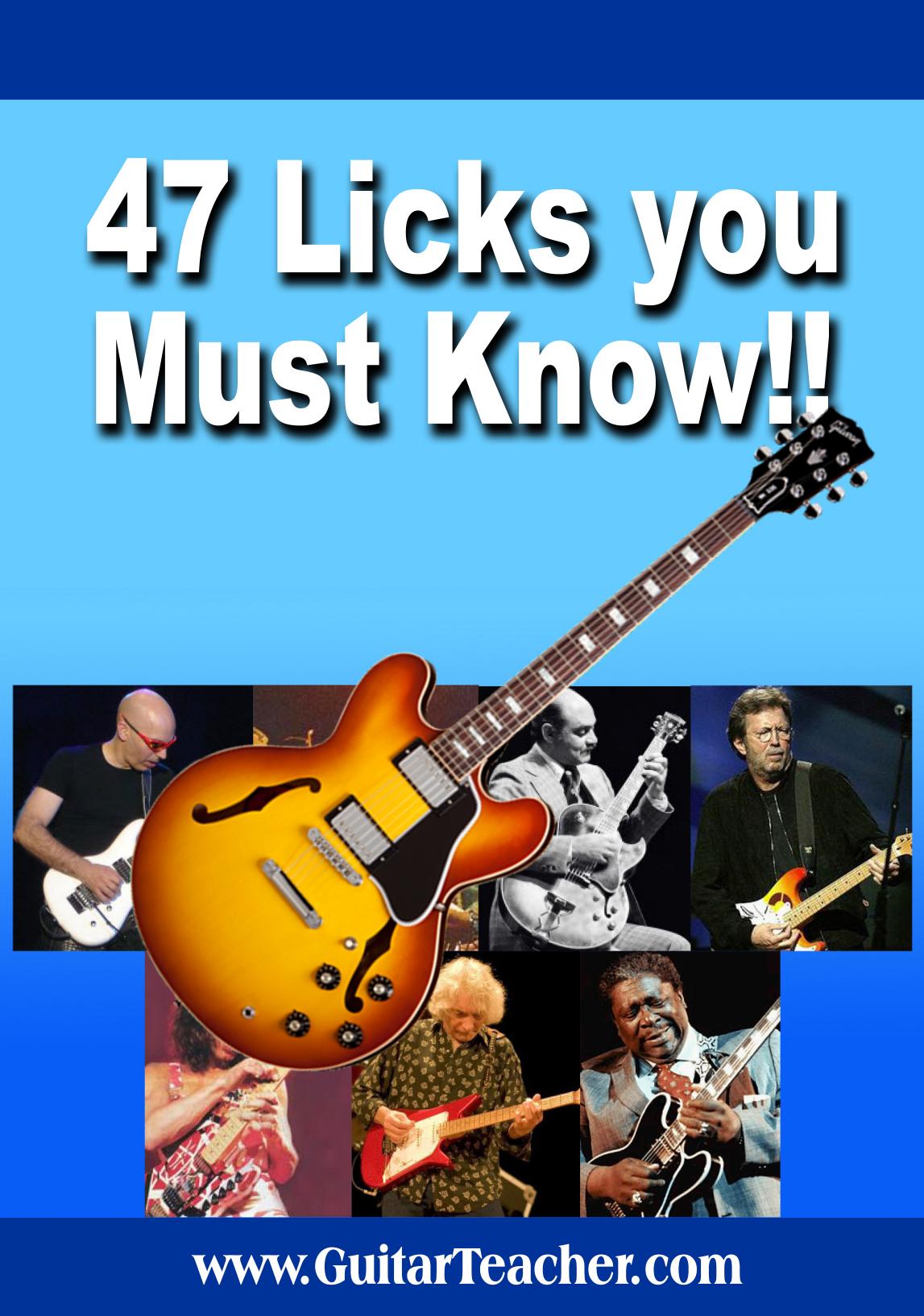 47 Licks You Must Know From Guitar Teacher Storm Stenvold