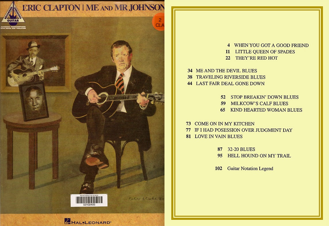 Eric Clapton Me And Mr Johnson Otab Eric Clapton
