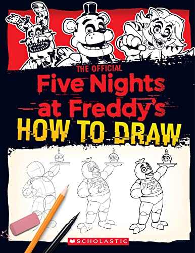 The Official Five Nights At Freddys How To Draw An Afk Book Scott Cawthon