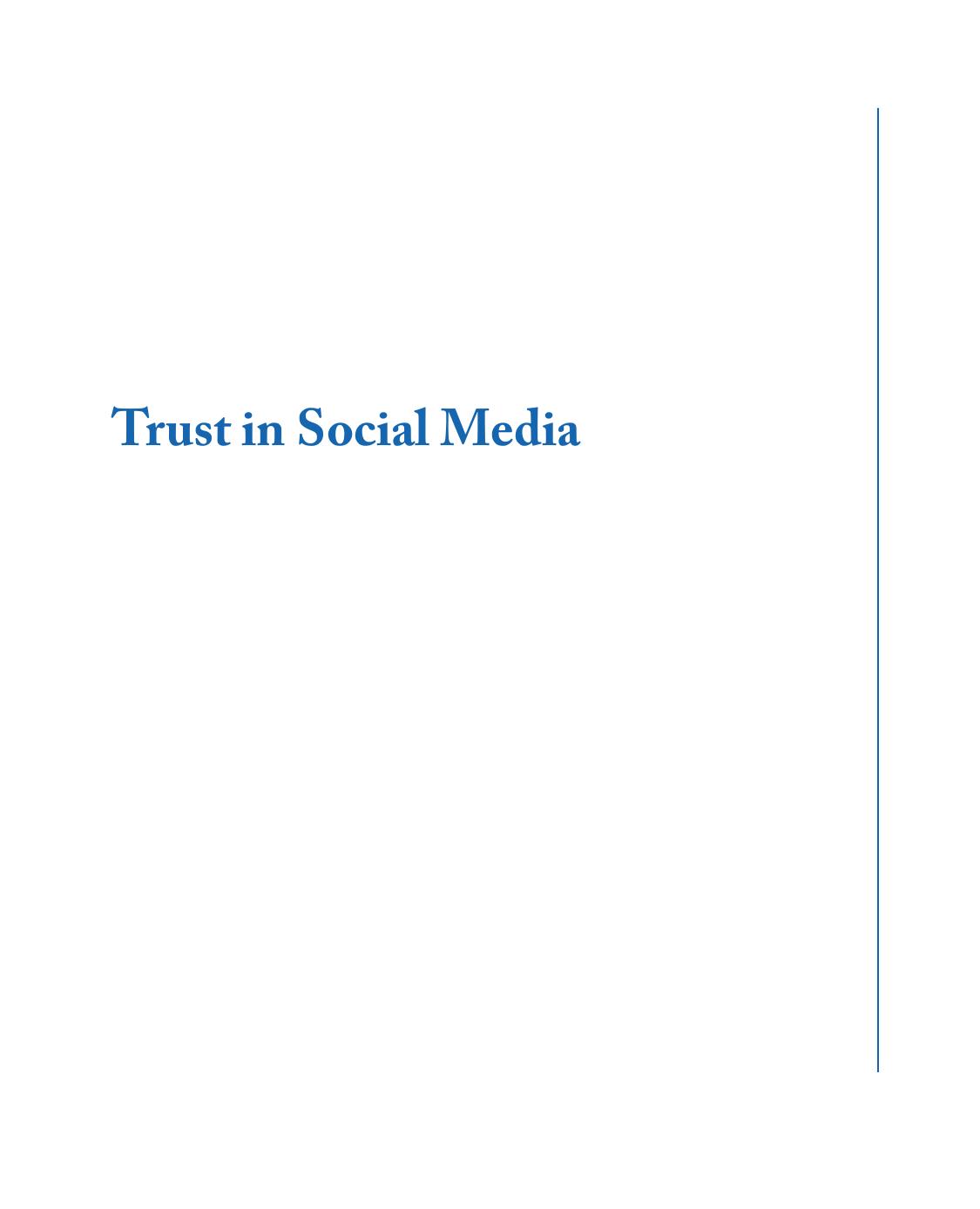 Trust In Social Media Huan Liu Jiliang Tang