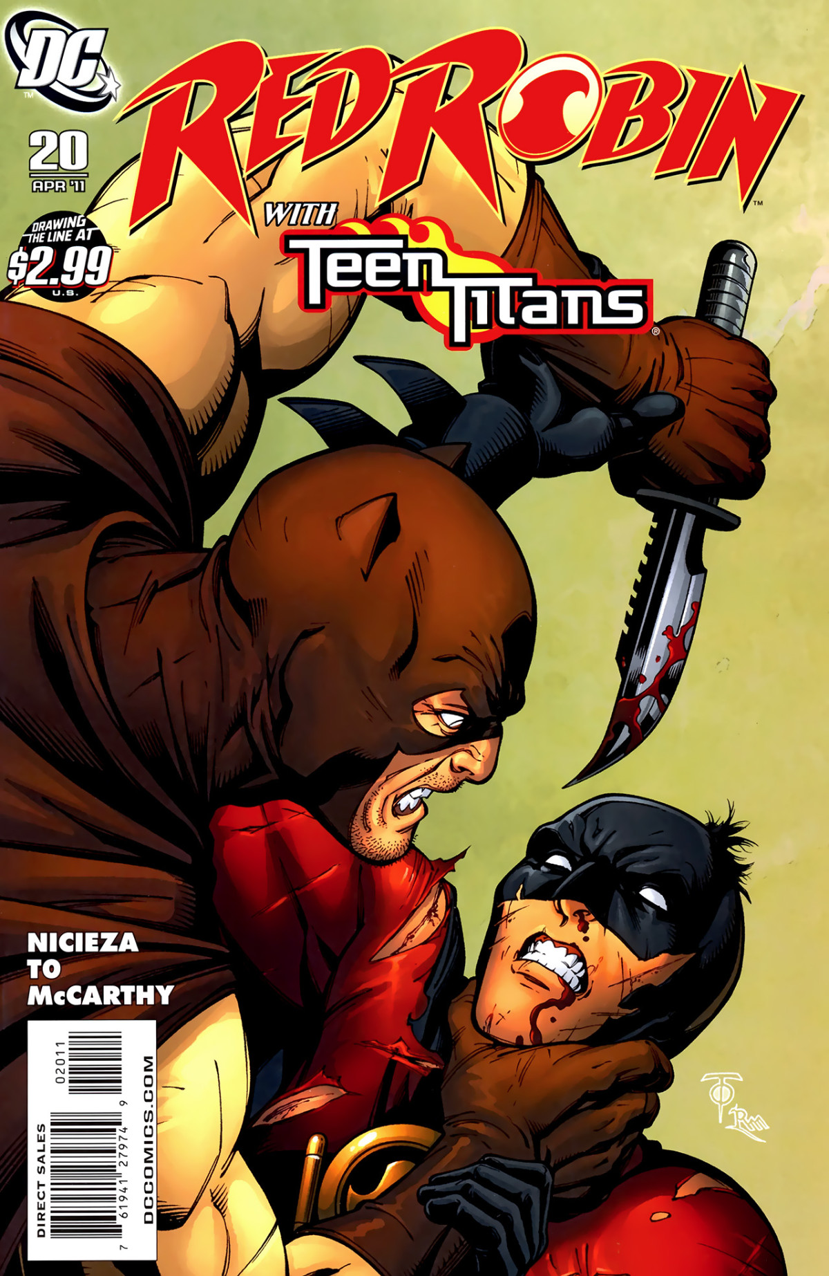 Red Robin Issue 20 The Rabbit Hole Interlude On The Shoulders Of Titans Fabian Nicieza