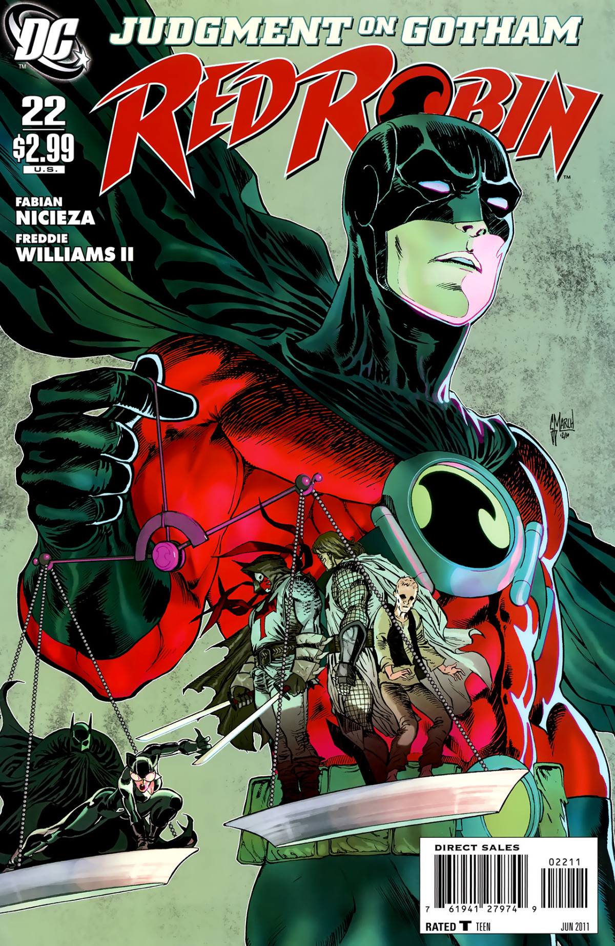 Red Robin Issue 22 The Rabbit Hole Part 3 Sinsanity Fabian Nicieza