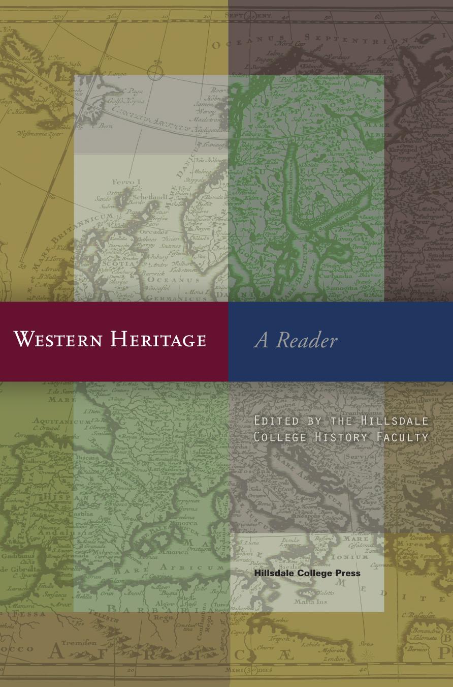Western Heritage A Reader 3rd Edition Hillsdale College