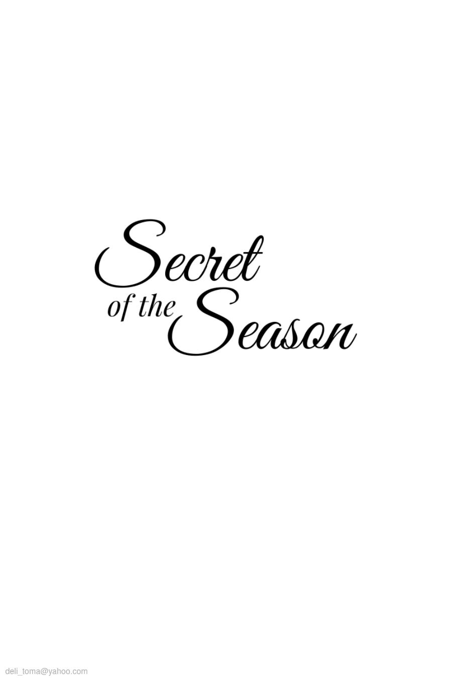 Secret Of The Season Kristin Wolf