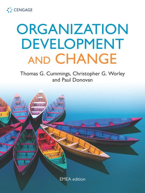 Organization Development And Change 1st Edition Thomas G Cummings
