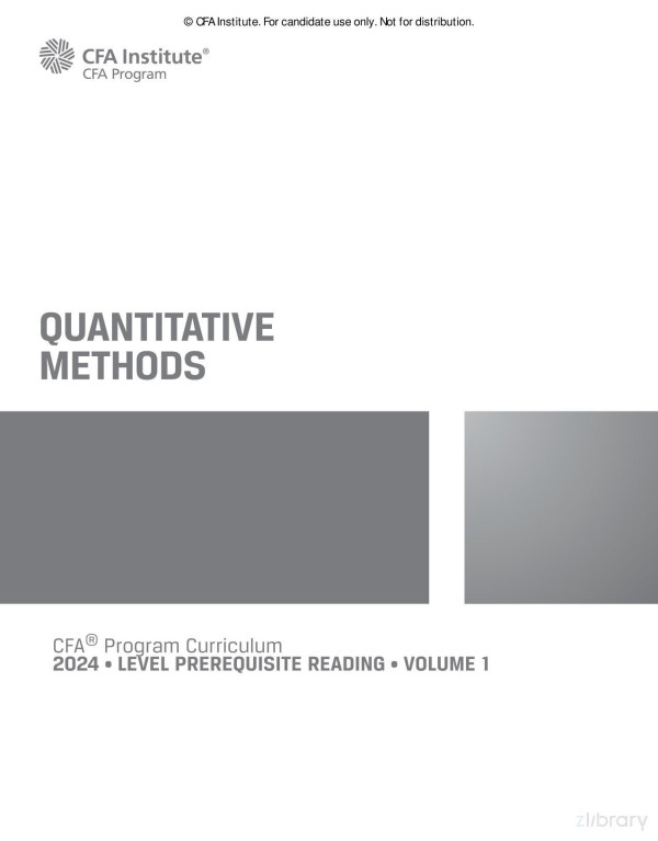 Cfa 2024 Level I Book Set Prerequisites Volumes Cfai