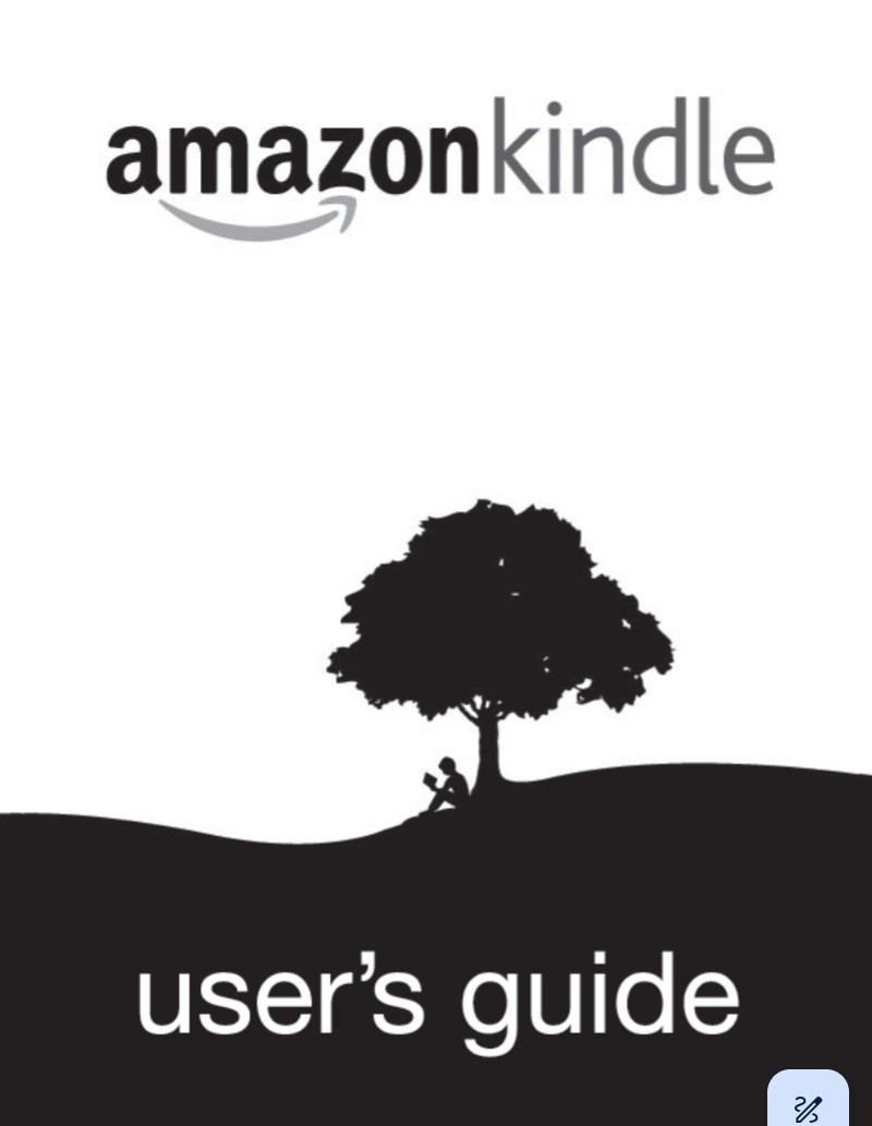 Amazon Kindle Users Guide Amazon Kindle