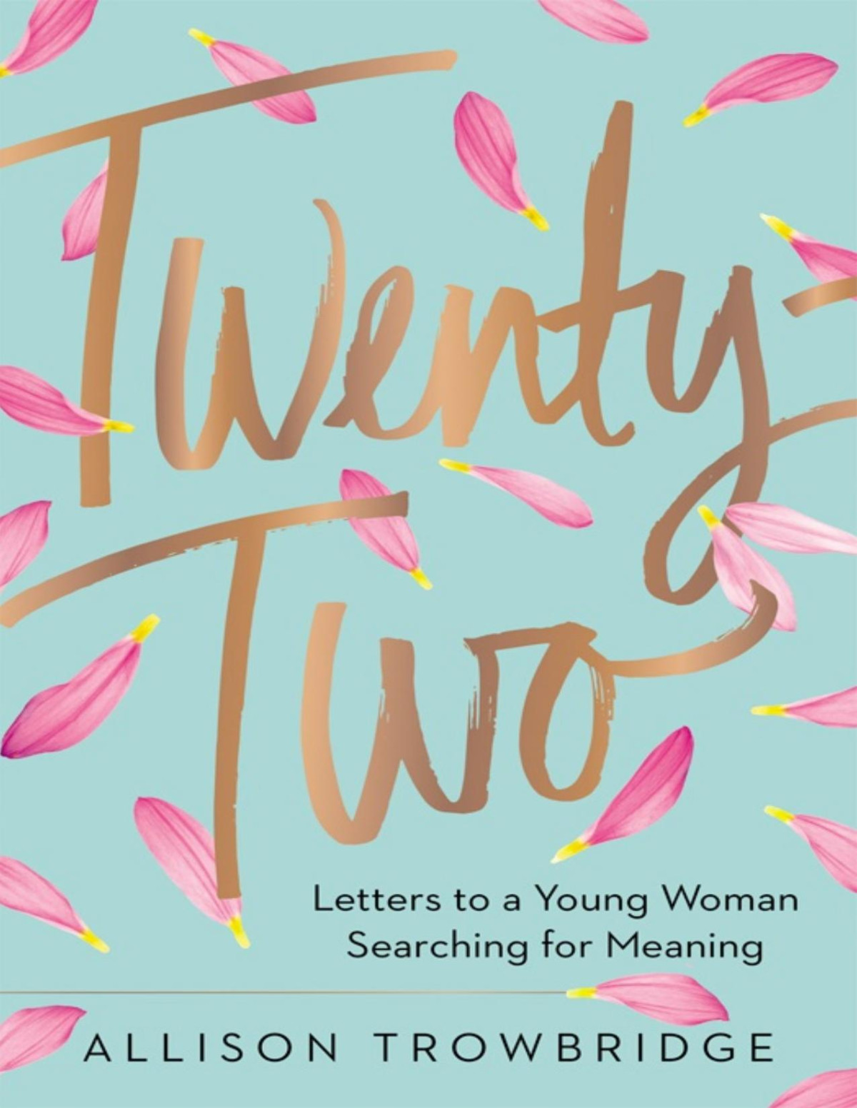 Twentytwo Letters To A Young Woman Searching For Meaning Allison Trowbridge