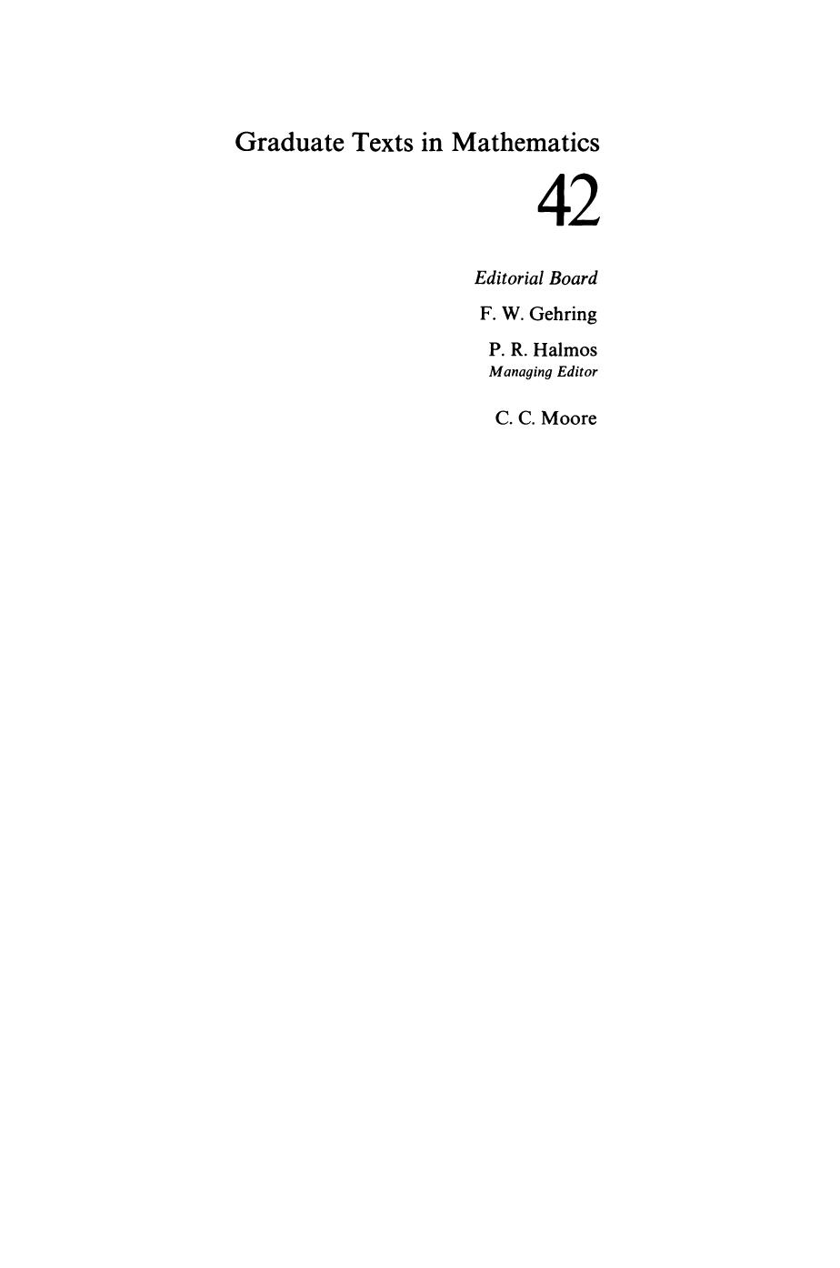 Linear Representations Of Finite Groups 1st Edition Jeanpierre Serre