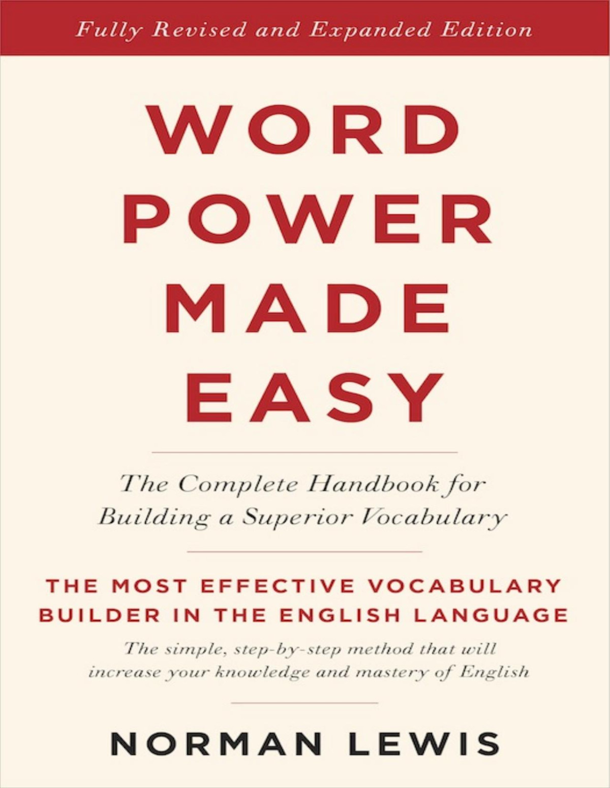 Word Power Made Easy Norman Lewis