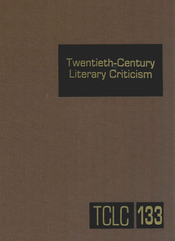 Twentiethcentury Literary Criticism Volume 133 2003th Edition Janet Witalec