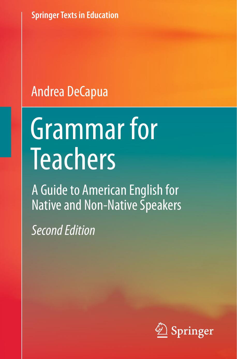 Grammar For Teachers Andrea Decapua