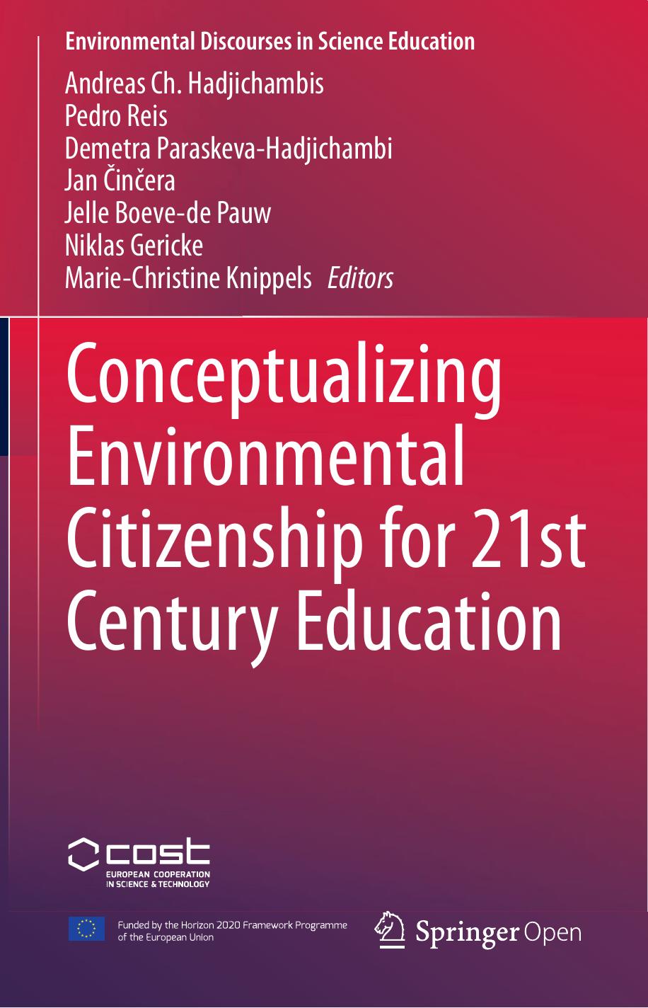 Conceptualizing Environmental Citizenship For 21st Century Education Andreas Ch Hadjichambis