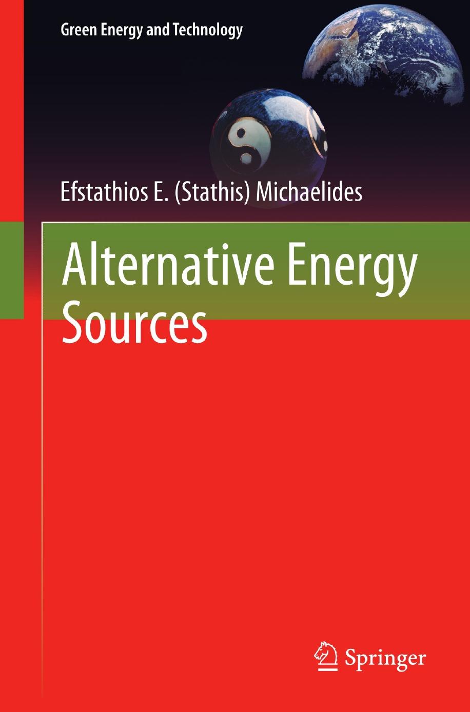 Alternative Energy Sources Efstathios E Stathis Michaelides