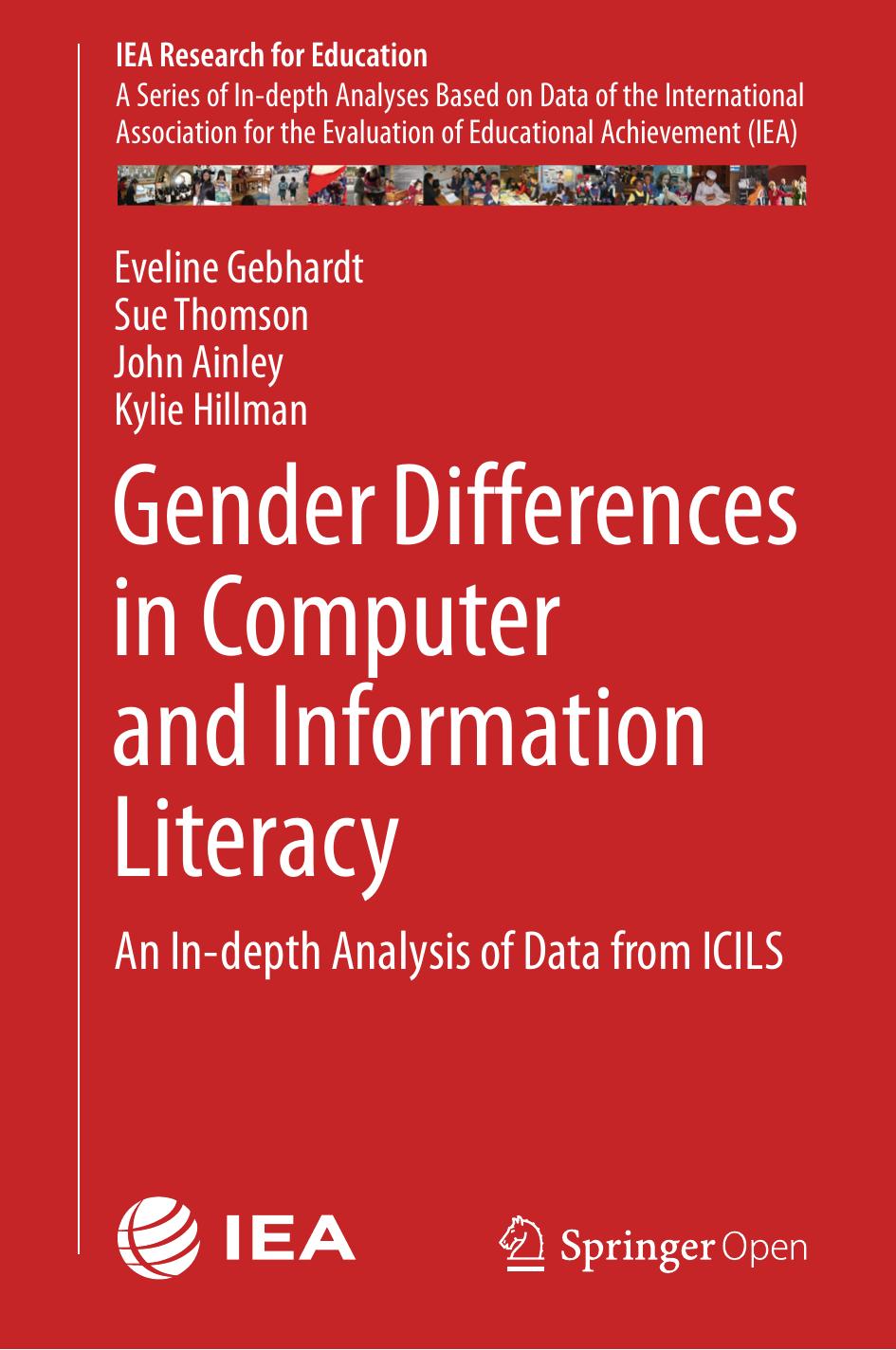 Gender Differences In Computer And Information Literacy Eveline Gebhardt Sue Thomson John Ainley Kylie Hillman