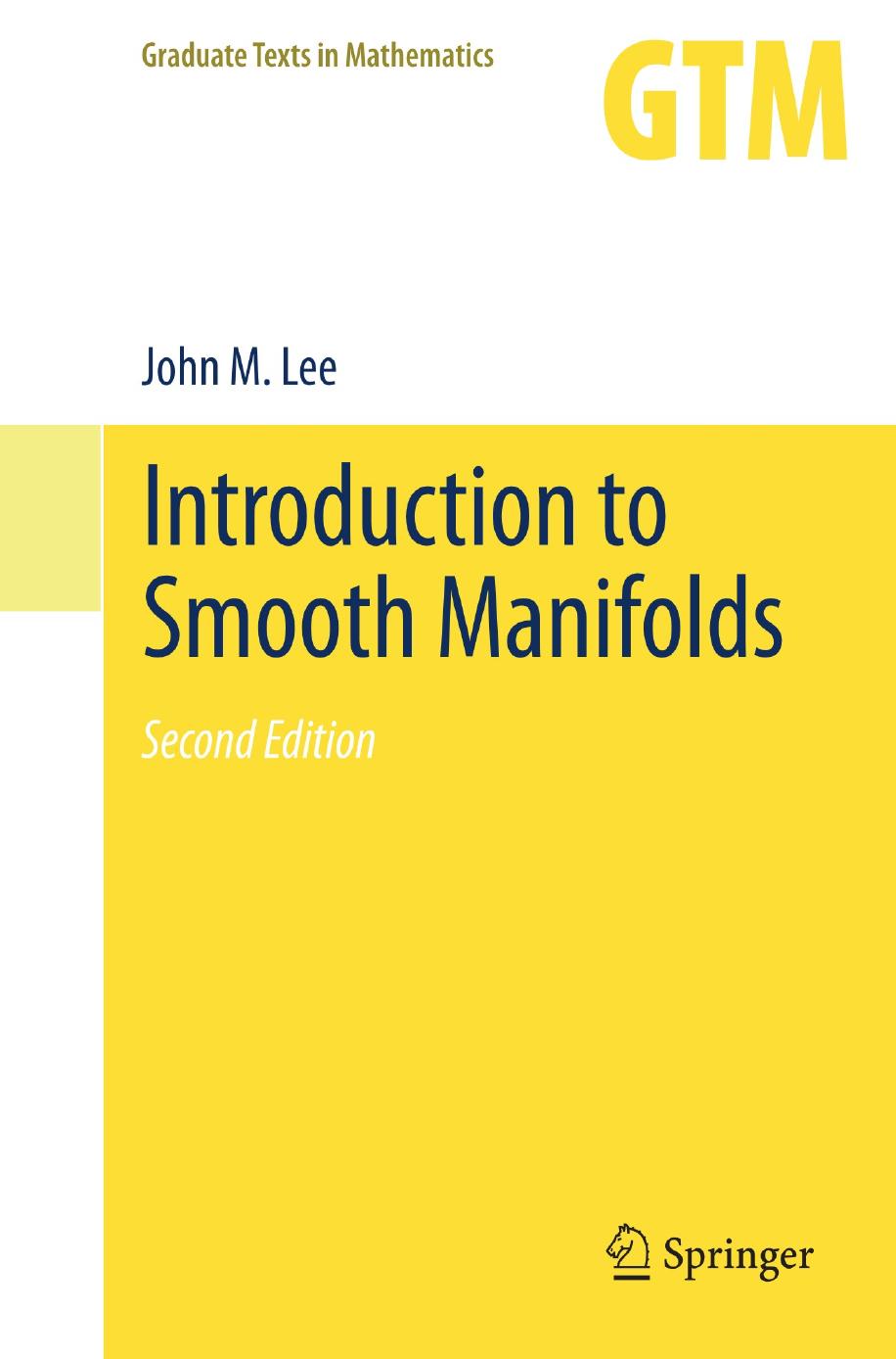 Introduction To Smooth Manifolds John M Lee