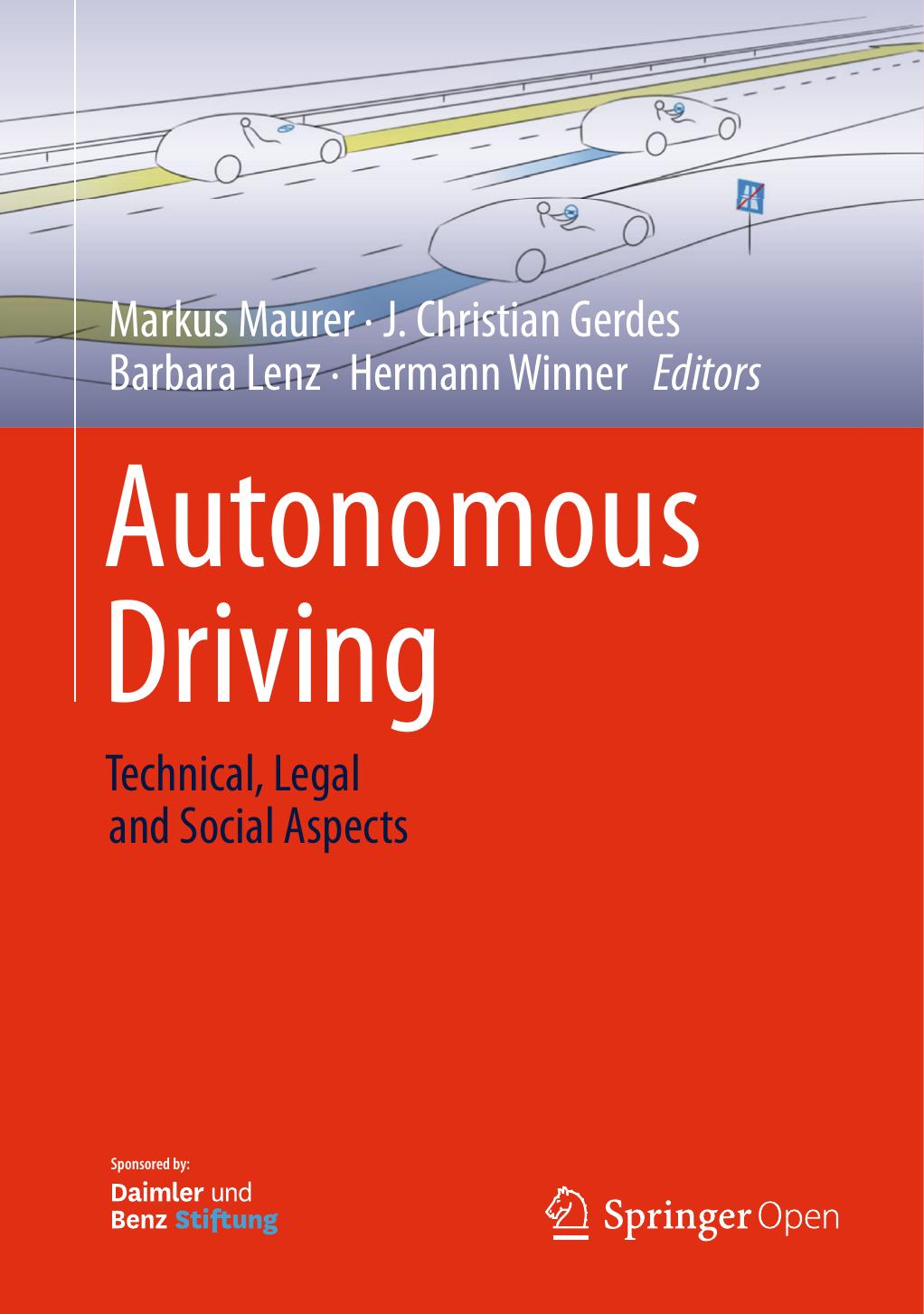 Autonomous Driving Markus Maurer J Christian Gerdes Barbara Lenz Hermann Winner
