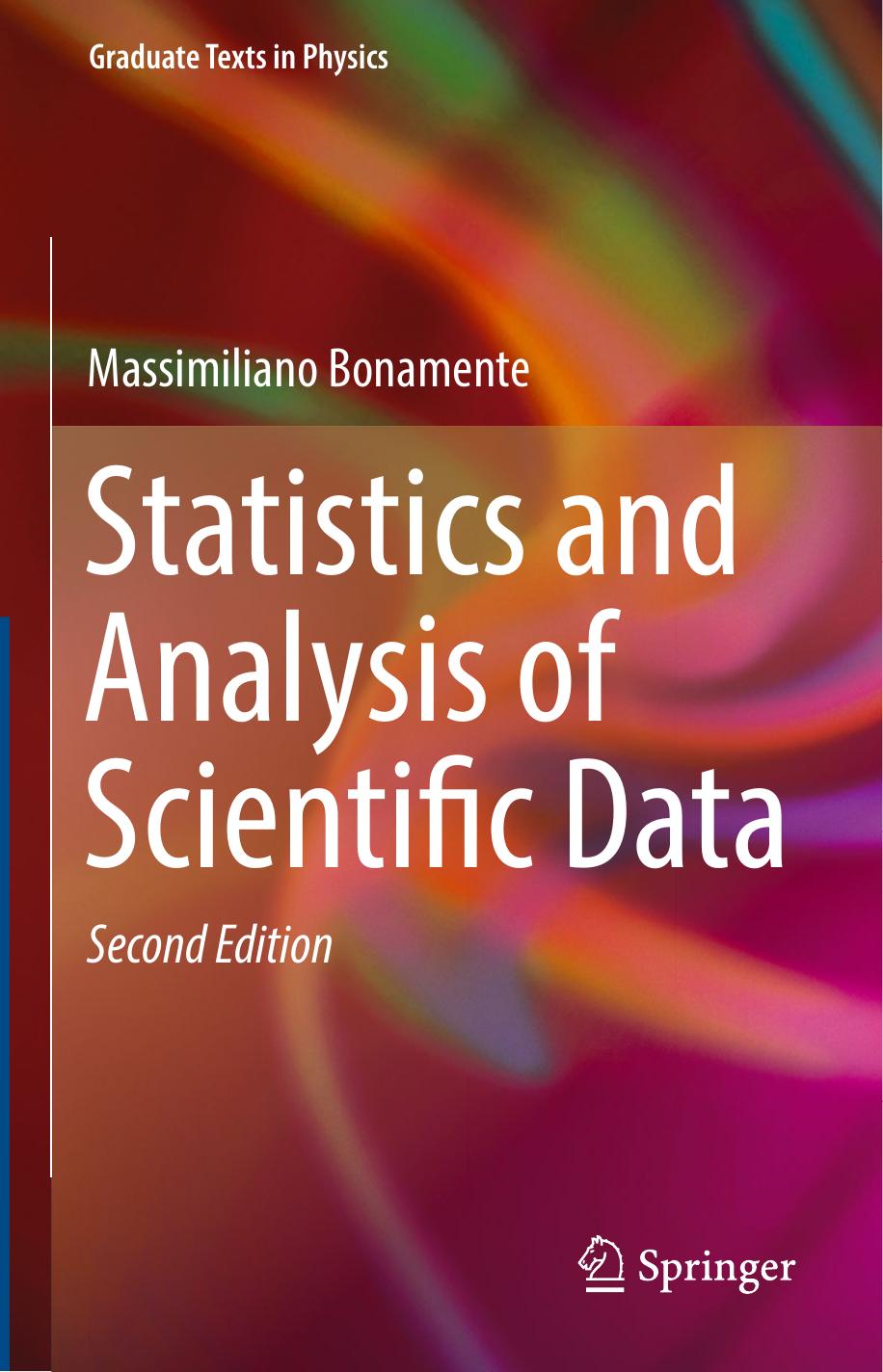 Statistics And Analysis Of Scientific Data Massimiliano Bonamente