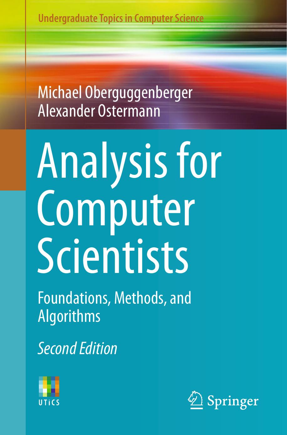 Analysis For Computer Scientists Michael Oberguggenberger Alexander Ostermann