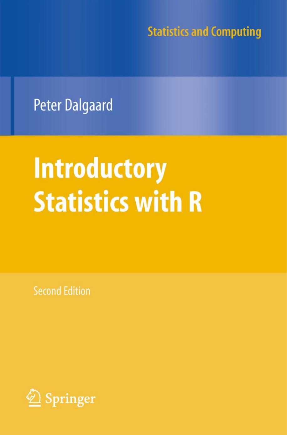 Introductory Statistics With R Peter Dalgaard